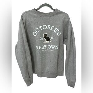 OVO October’s Very Own Collegiate Crewneck – Grey